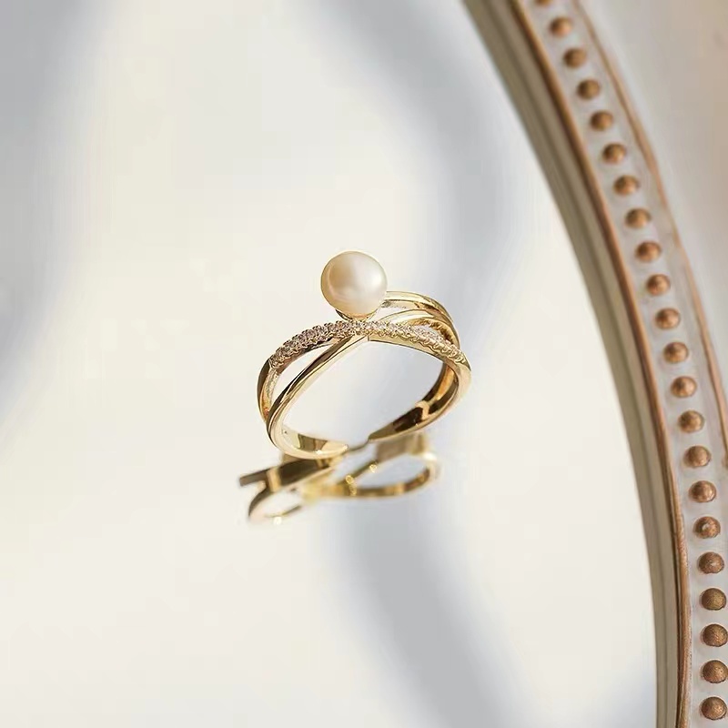 Cincin Mutiara Wanita Cincin Fashion Wanita