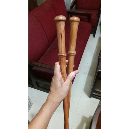 TONGKAT KOMANDO KAYU STIGI NATURAL ORIGINAL