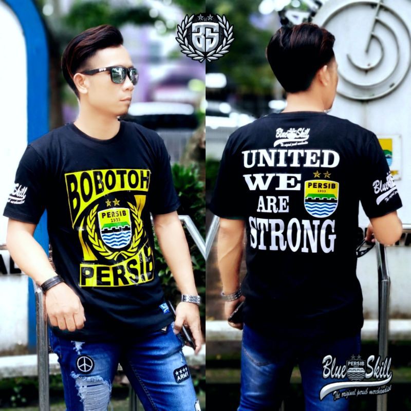 Kaos persib bandung / kaos persib pendek / kaos bobotoh persib untuk pria dan wanita / kaos originalblueskill