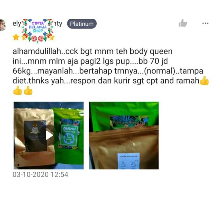 

[KODE PRODUK TM8FK4669] body queen tea plus TEH DETOX /TEH HERBAL/TEH BODY