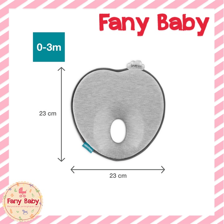 BABYMOOV - Lovenest Smokey / Bantal Anti Peyang Bayi / Bantal Bayi