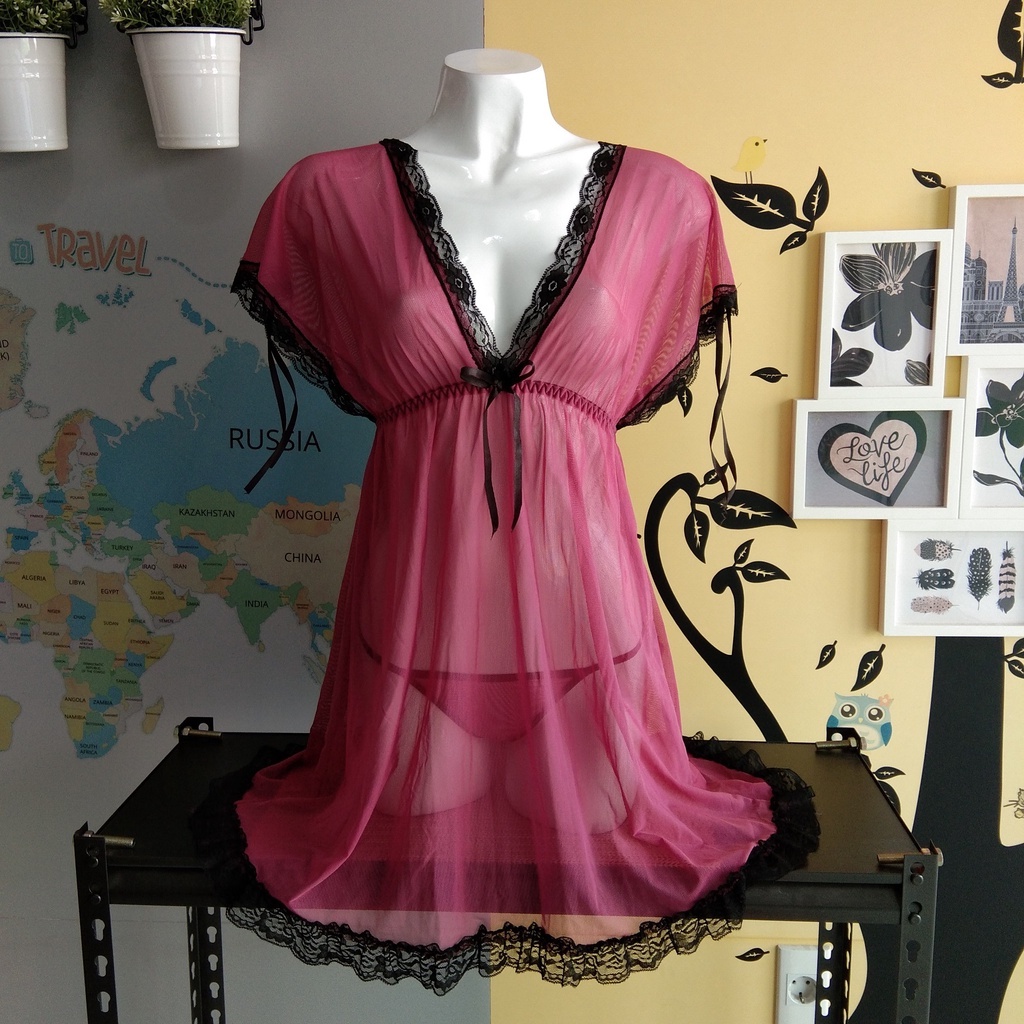 LINGERIE SEXY 64 - lingerie sexy dress transparan