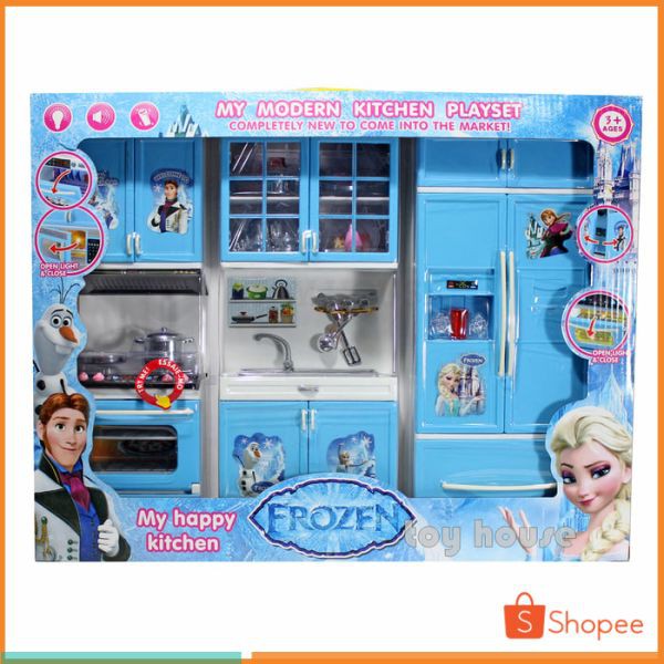 MAINAN MODERN KITCHEN MASAK MASAKAN FROZEN BESAR / Toy HOUSE