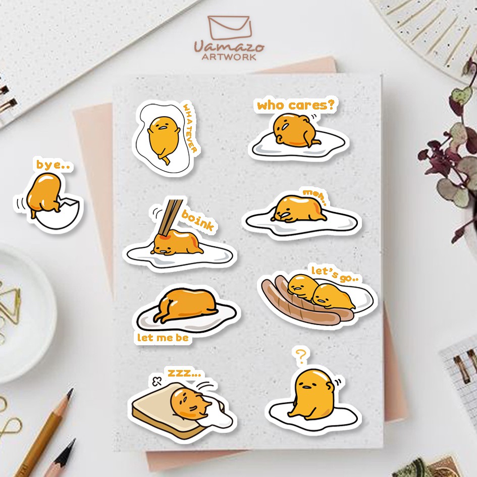 

Sticker Tumblr / Gudetama / Sticker Pack / Sticker Lucu / Sticker Aesthetic / Sticker Scrapbook