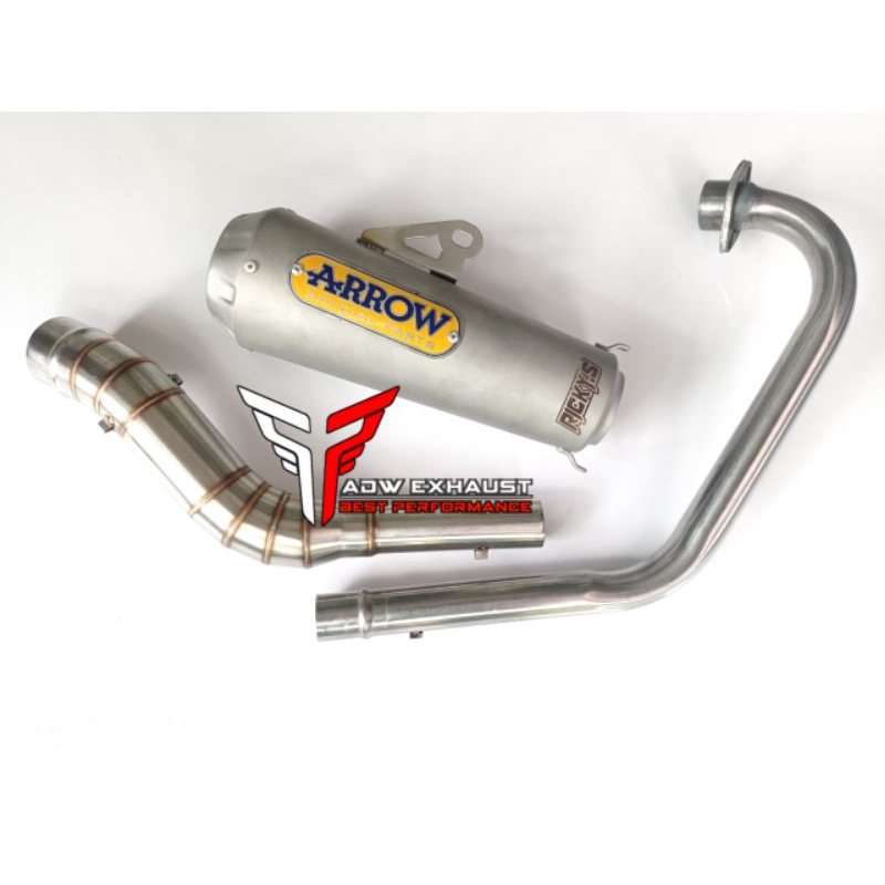 knalpot racing arrow sandblas r15 cbr150 vixion gsx satriafu mxking dll