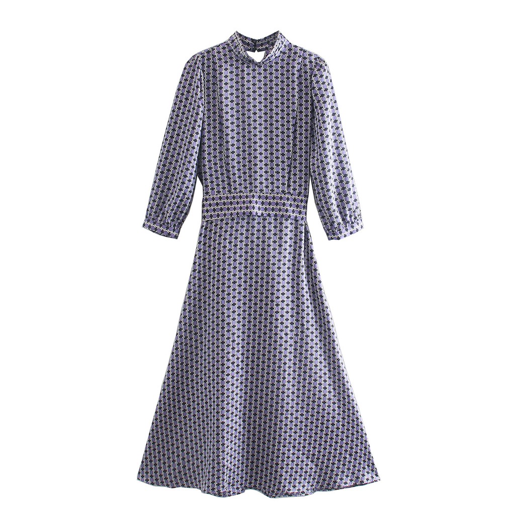 Rok panjang ungu motif,rok sporty motif rok panjang unggu kantor rok formal