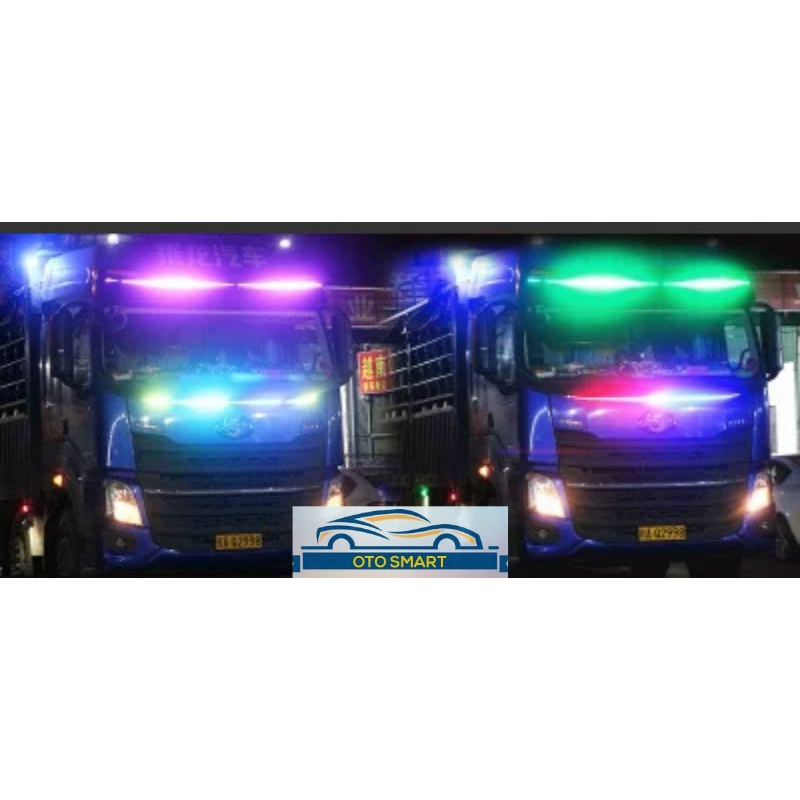 Lampu LED Strip Variasi Kaca Running Canter Net Light Strip 24 Volt Untuk Truck Bus 1.5M  2M 2.5M