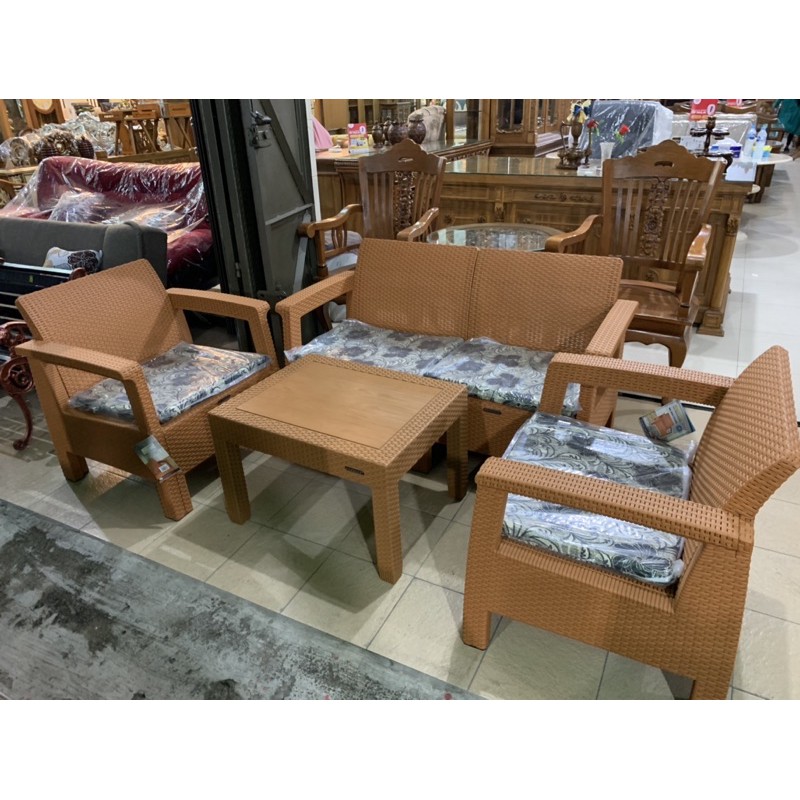 Jual KURSI TAMU PLASTIK NAPOLLY DUDUKAN 211 + MEJA | Shopee Indonesia