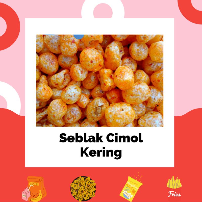 

Seblak Cimol Kering Pedas - Molring Pedas