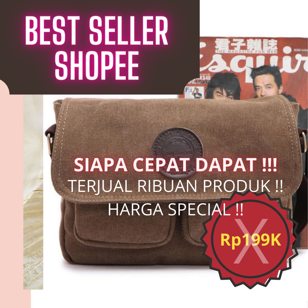 Tas Selempang Pria Murah,Tas Selempang Pria Kanvas, Tas Selempang Pria Original