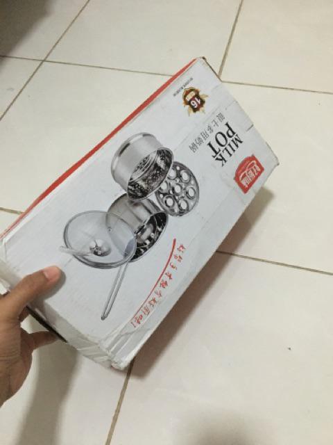 Panci Sauce Pan With Steamer 2 Susun Subron / Panci Kukus 16 Cm