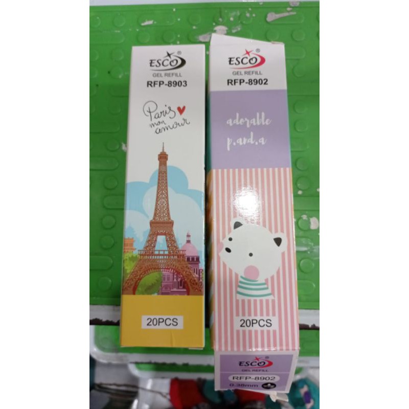 Refill Pulpen Tinta Gel Paris, Unicorn isi 20pcs / Isi Ulang Pulpen Tinta Gel / Isi Ulang Pulpen