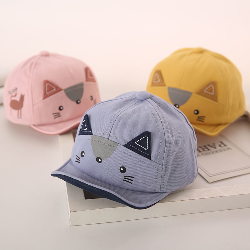 topi anak katun 3d karakter lucu impor bahan premium model terbaru 2021