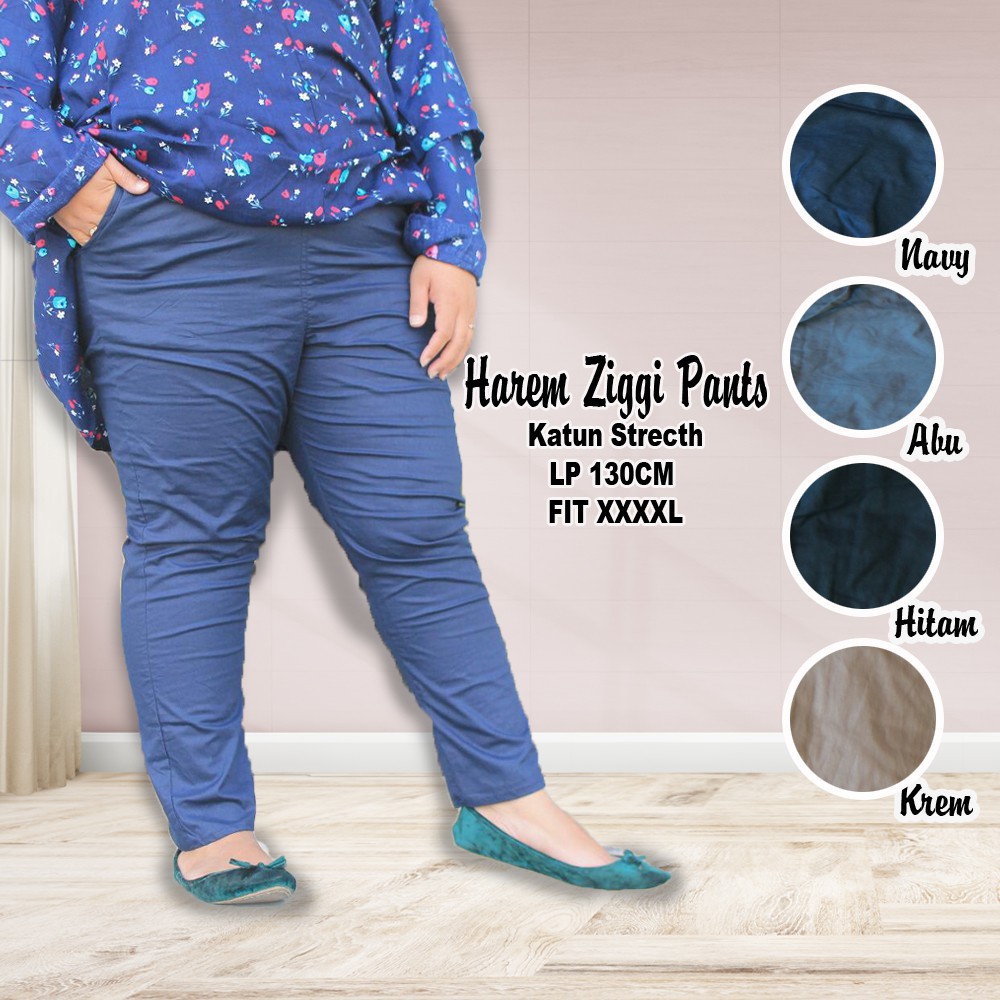 HAREM &amp; JOGER JUMBO XXL - BIG SIZE PANTS - CELANA KATUN JUMBO MURAH Harem Karmila Sp