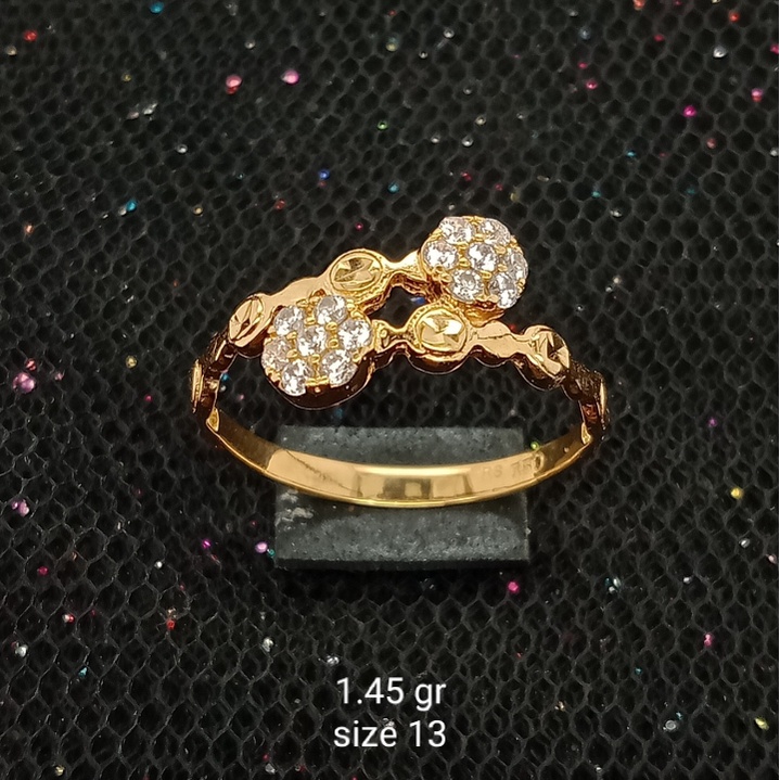 Cincin Emas 17K - 1.45 gr Kadar 750 - 565