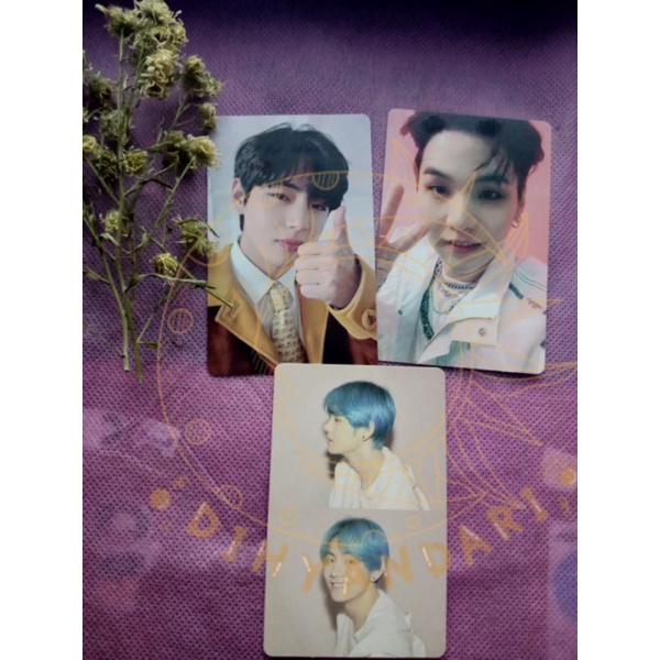 Photocard BTS Persona ver. 1 Taehyung/V, POB BE Ess Weverse Taehyung/V, Photocard MCB Suga Clue ver.