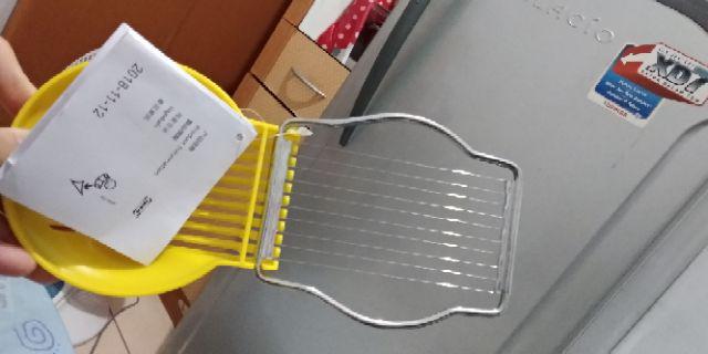 Egg Slicer, Pengiris Telur, Warna Kuning Peralatan Dapur Ukuran 10x12cm Sl629