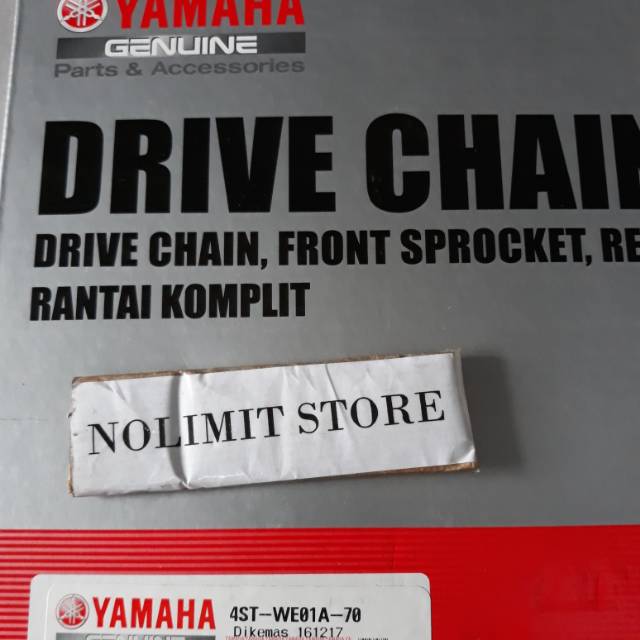 Gear Set Yamaha Vega - Crypton  Asli