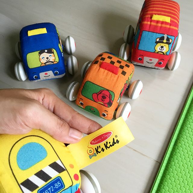 melissa and doug soft cars