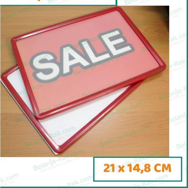 

➻ FRAME PAPAN PROMOSI SUPERMARKET A5 ❁