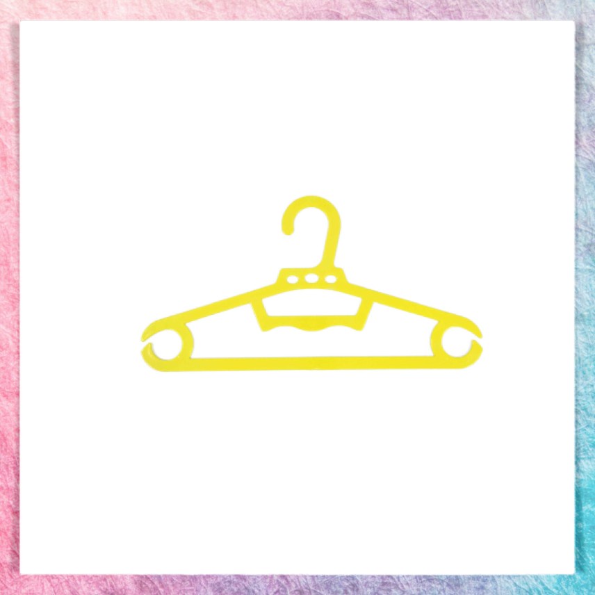 Gantungan Baju Plastik Hanger Baju Plastik Hanger Gantungan Pakaian Isi 4 pcs