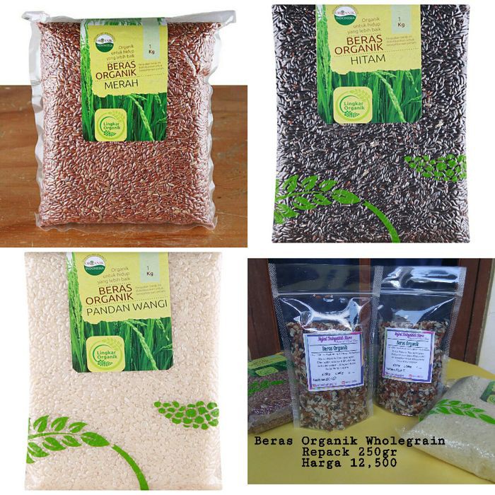 

(4PCS) Beras Merah Organik Untuk Mpasi Ekslusif 250gr