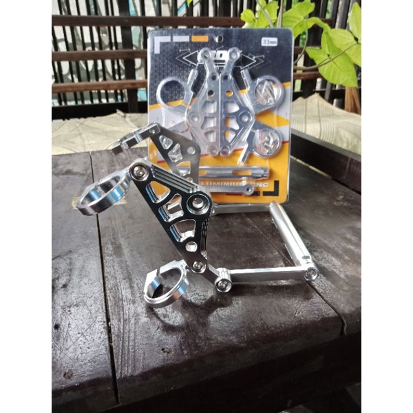 Breket lampu full cnc as 33 pangkon lampu cnc as 33 ninja vixion