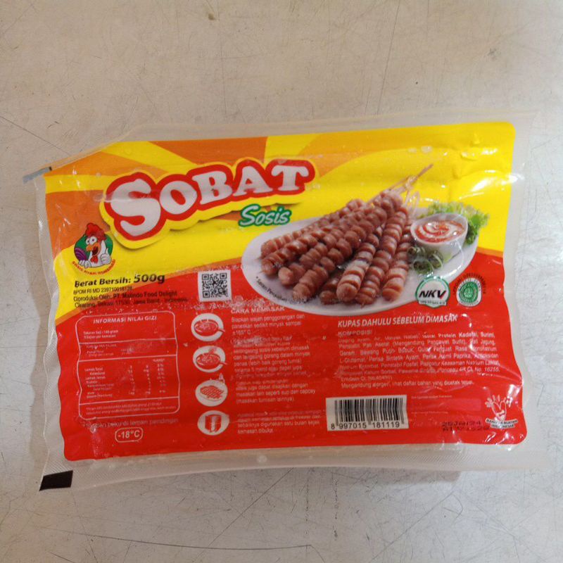 

Sobat Sosis ayam long 500gr