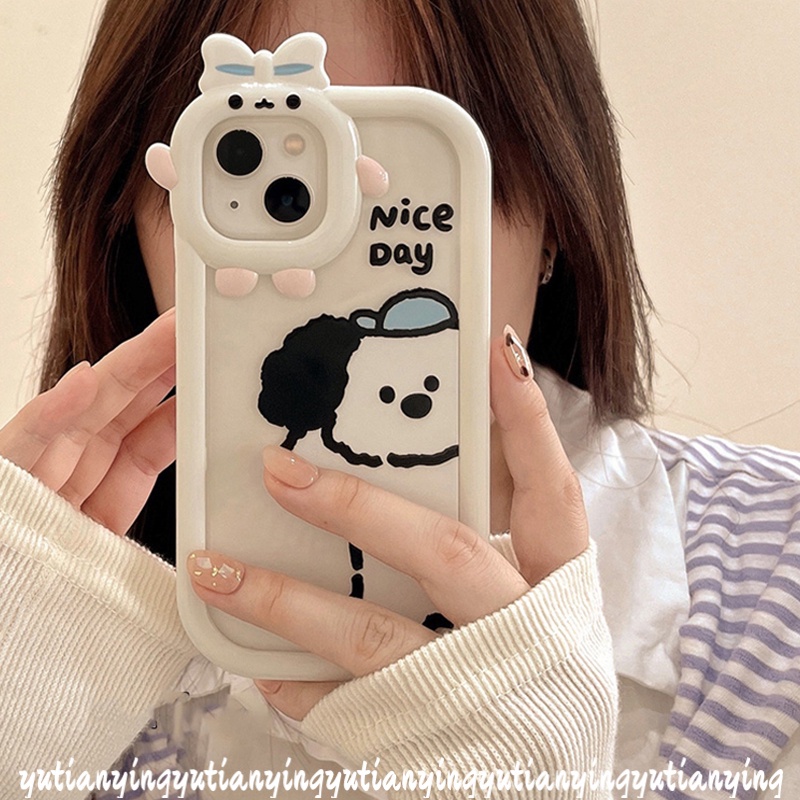 Case TPU Glossy Motif Kartun Anjing Untuk VIVO Y35 Y22 Y21 Y15S Y33s Y12 Y15A Y21A Y21T Y50 T1X Y01 Y21s Y33T Y21s Y15A Y21s Y12T Y15S Y12s Y11 Y17