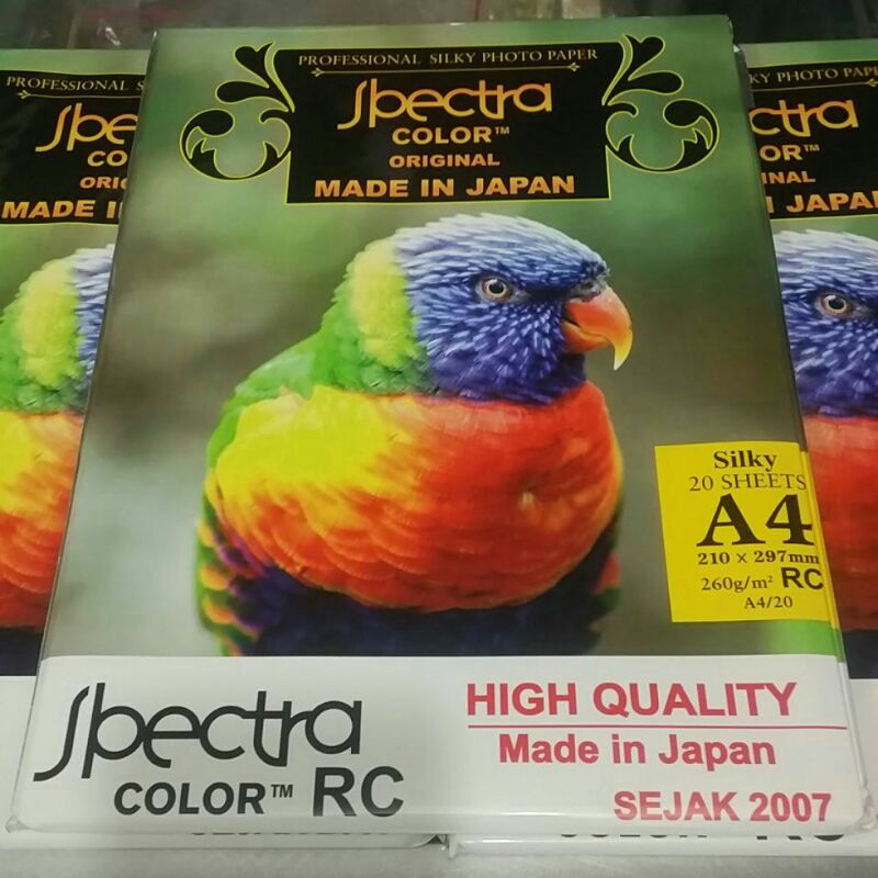 

Spectra silky photo paper