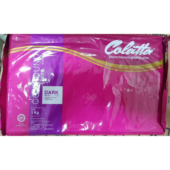 

rg201tg Colatta Dark Compound 1 Kg / Coklat Blok Colata Hitam 1Kg Xz20X1Z11