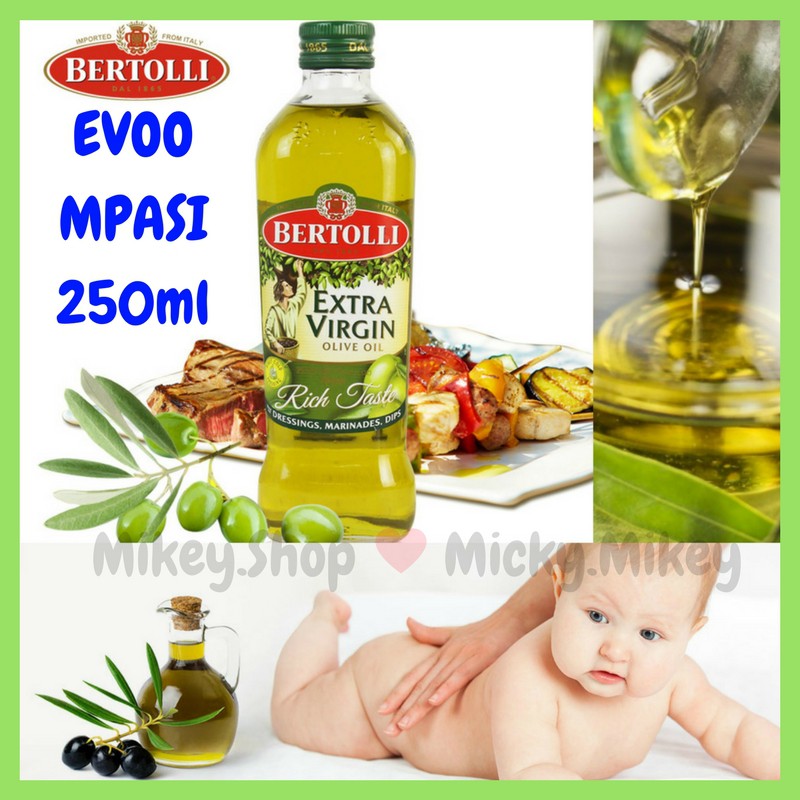 Bertolli Evoo Mpasi Halal Extra Virgin 250ml Olive Oil Minyak Zaitun Bkn Casa Di Oliva For Kids Shopee Indonesia