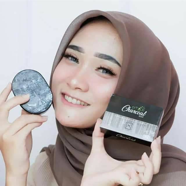 ERHSALI CHARCOAL SOAP NASA / SABUN HITAM CHARCOAL ORIGINAL NASA