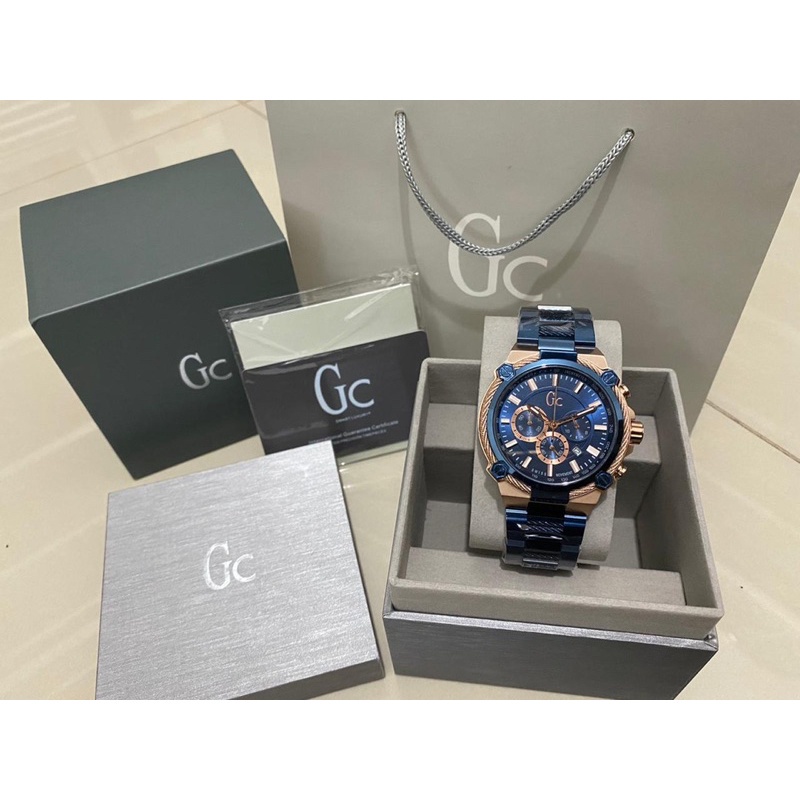 Jam Tangan Guess Wanita Pria BLUE COLLECTION Y2500GG3201 Original Garansi COD