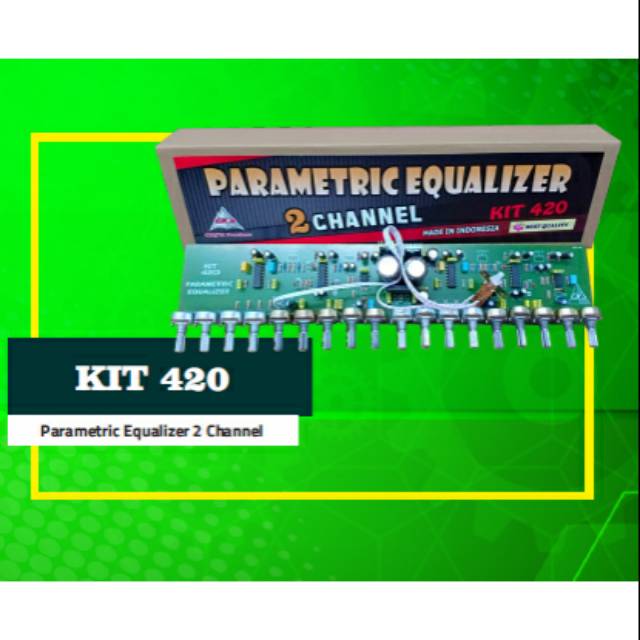 Kit Parametric Equalizer 2 Channel (KIT 420)