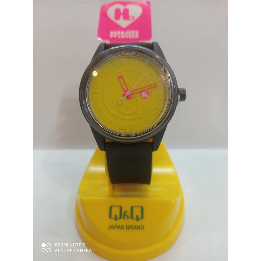 DISKON CUCI GUDANG Jam Tangan Unisex Rubber Smile solar Original Q&amp;Q QnQ QQ Harajuku series