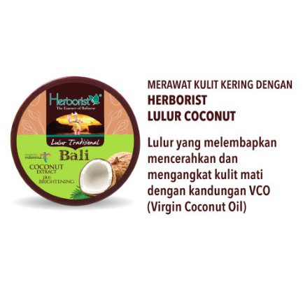 IDOLAKU Herborist Lulur Tradisional Bali Coconut 100gr