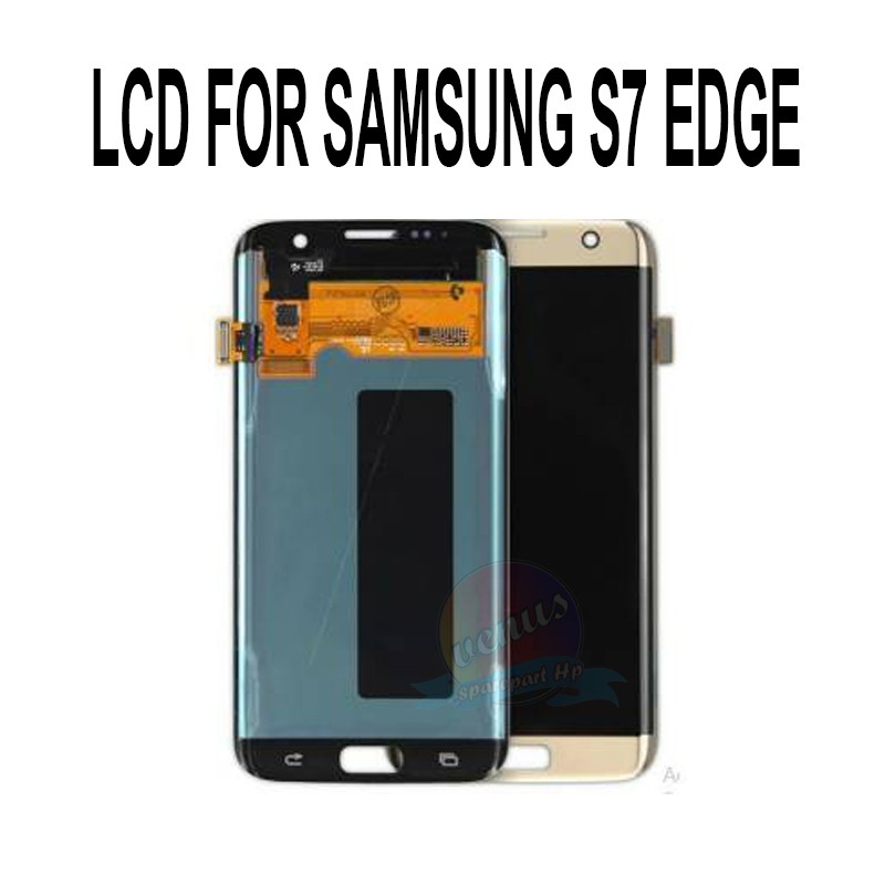 SAMSUNG S7 EDGE LCD + touchscreen original 100% garansi