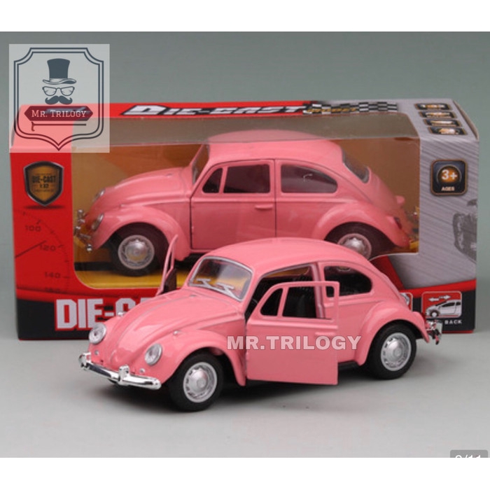 DIECAST MOBIL / MOBIL MAINAN DAN PAJANGAN VOLKSWAGEN BEETLE | HADIAH DIE CAST MOBIL CLASSIC