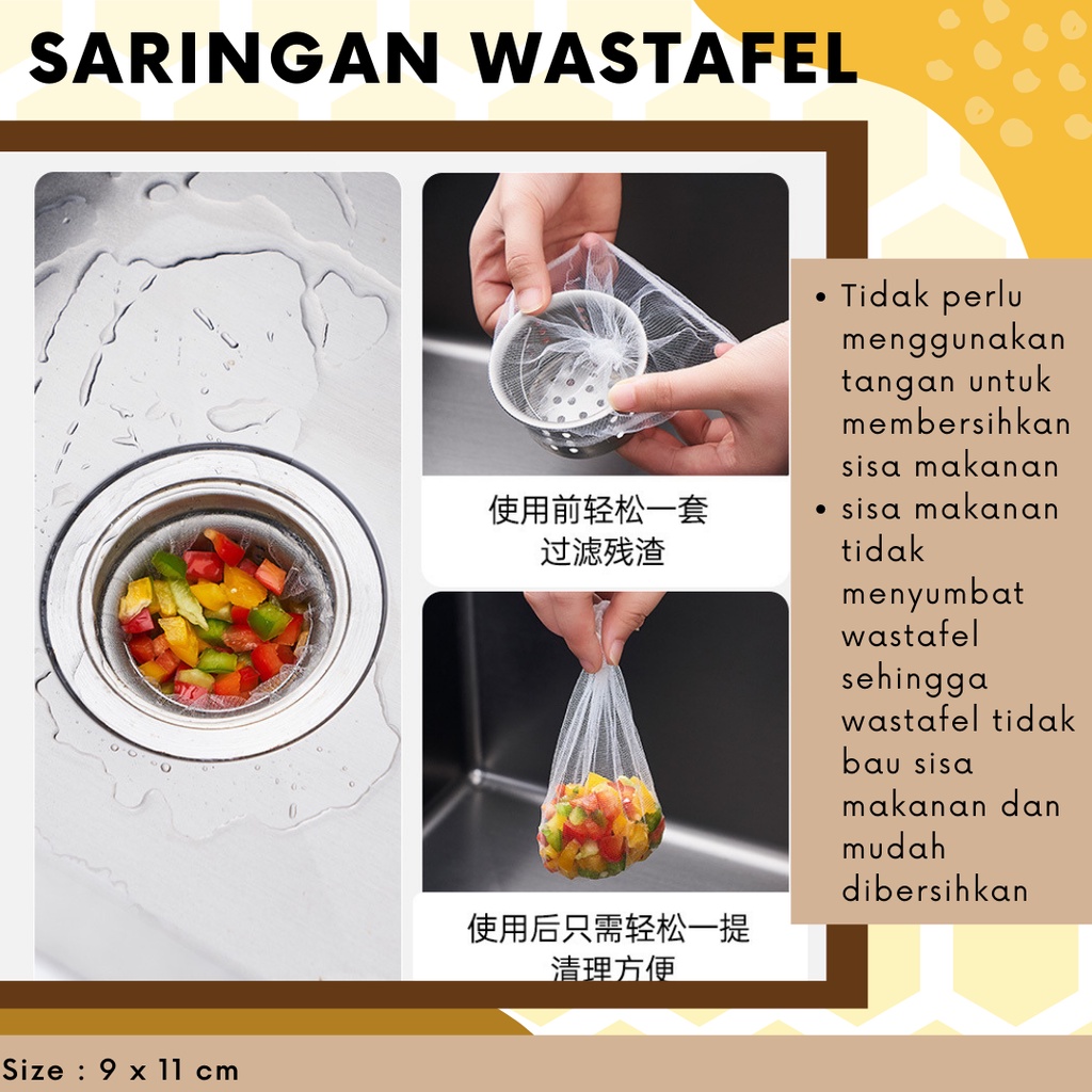 Kain Jaring Halus / Jala Saringan Air Wastafel Dapur Anti Mampet Net Filter