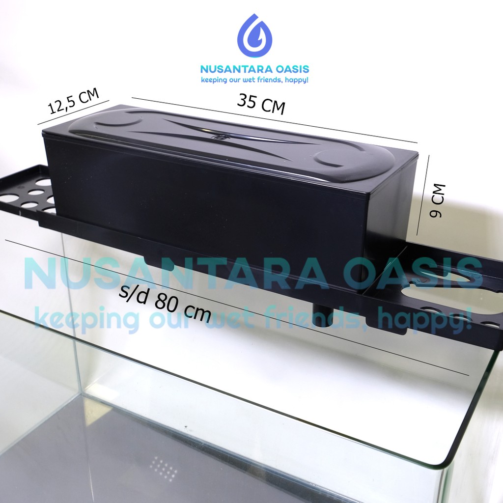 TOP FILTER BOX AQUARIUM FILTER ATAS ARMADA KOSONG JUMBO BESAR XL