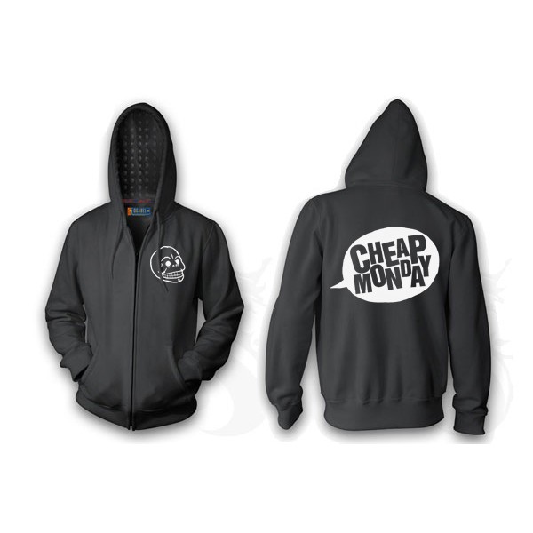 JAKET HOODIE CHEAP MONDAY ZIPPER KEREN