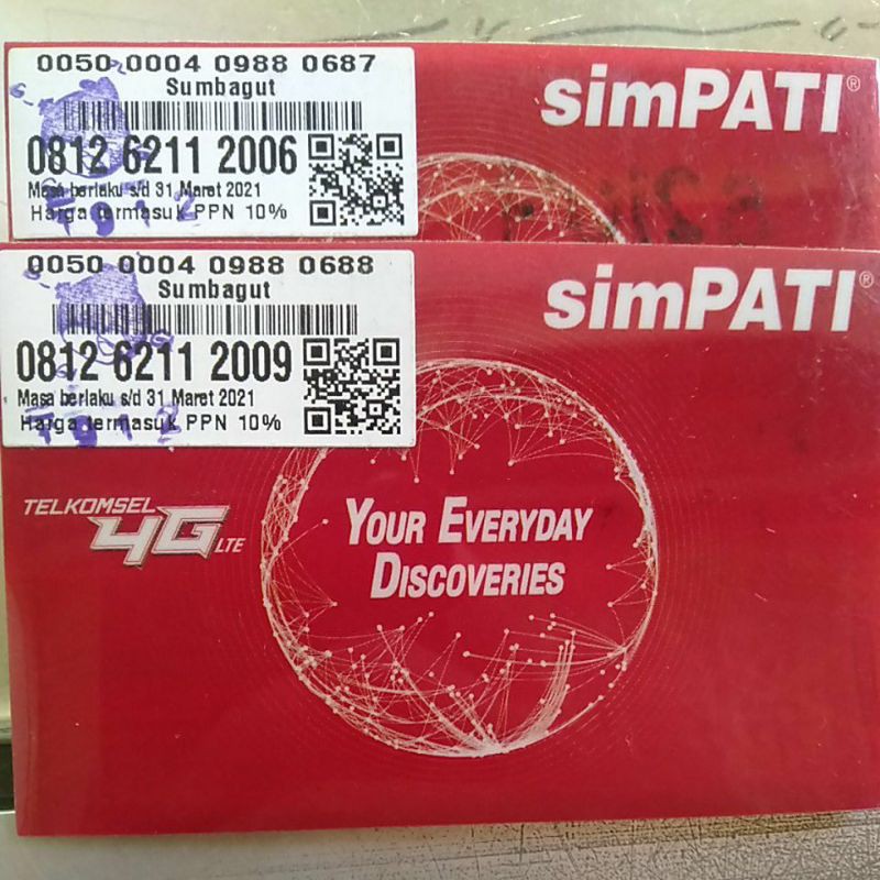 Nomor cantik simpati seri tahun