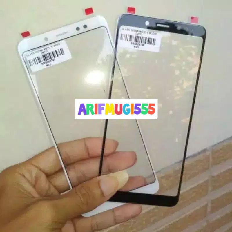 Kaca Depan Kaca Touchscreen Dan Kaca Layar Xiaomi Redmi Note 5 /Note 5 Pro Original