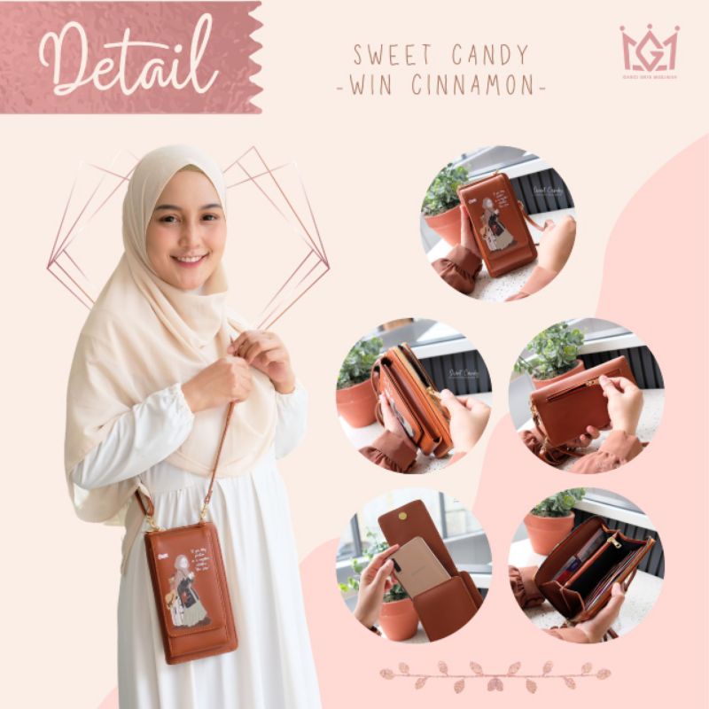 SWEET CANDY WALLET BAG | DOMPET HP | TAS | GANCI UNYU MUSLIMAH