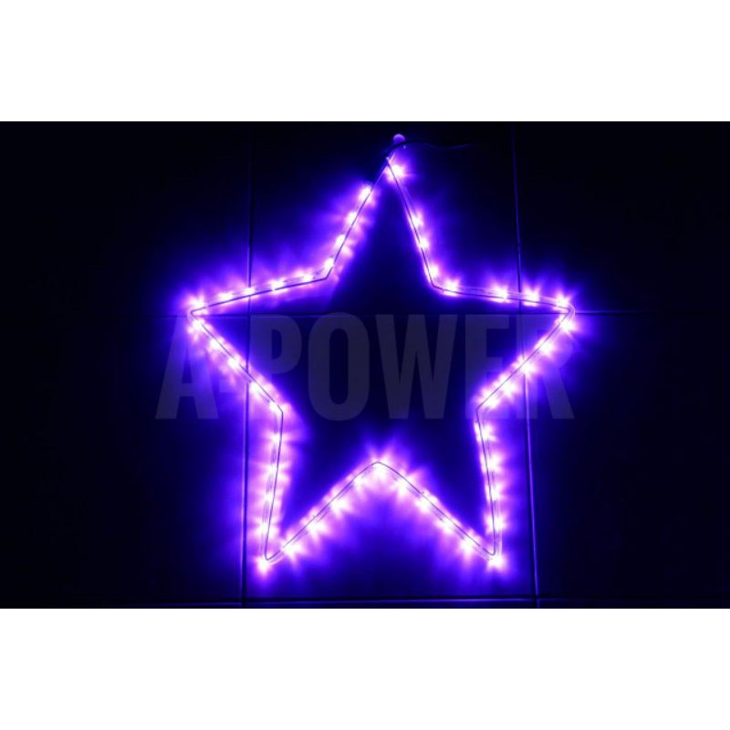 Star Light - Lampu LED Bintang (Biru/Ungu)