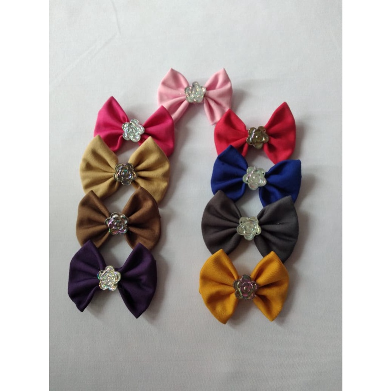 Bros Pita manik' bunga keristal Mini 3 CM Bross Pita Mini / Souvenir
