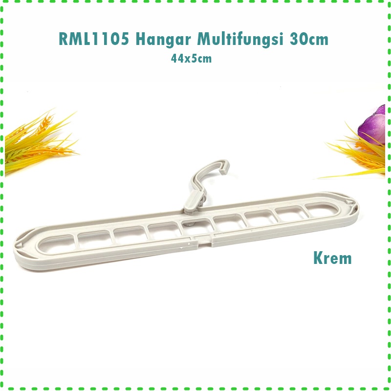 RML1105 Hanger Baju Multifungsi/Hanger Ajaib 30cm