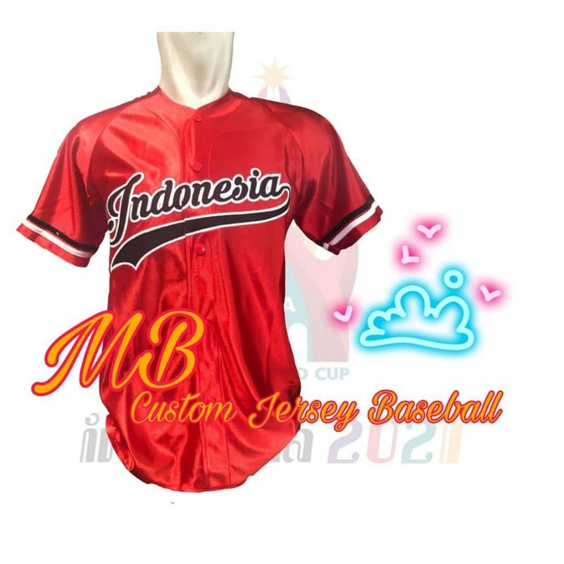 MB CUSTOM JERSEY BASEBALL PARAGON RED