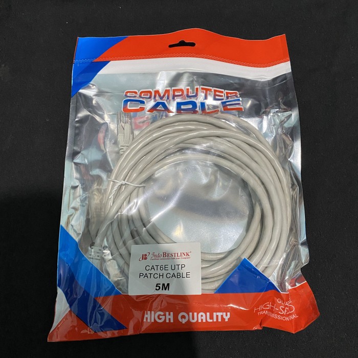 KABEL LAN 5 METER CAT6 / UTP / HIGH QUALITY - BESTLINK 5 meter